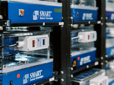 Smart Modular Technologies racks of memory storage units